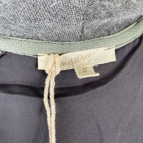 NWT Mystree Gray Open Front Cardigan Sweater Size S - Picture 6 of 7